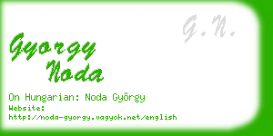 gyorgy noda business card
